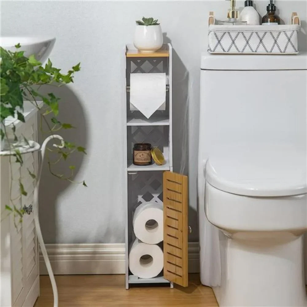 Toilet Paper Holder Stand  with Toilet Paper Holder